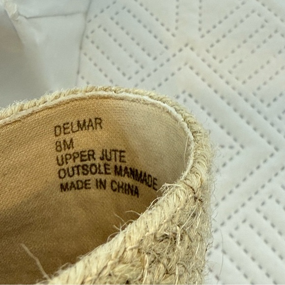 Beach By MATISSE Natural Del Mar Raffia Platform Sandals Size 8 - Picture 10 of 12